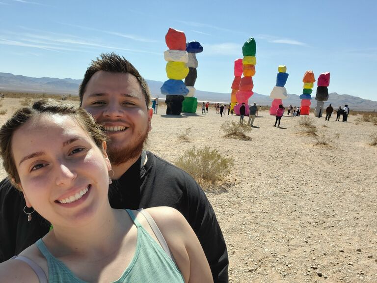 Seven Magic Mountains. Nevada.