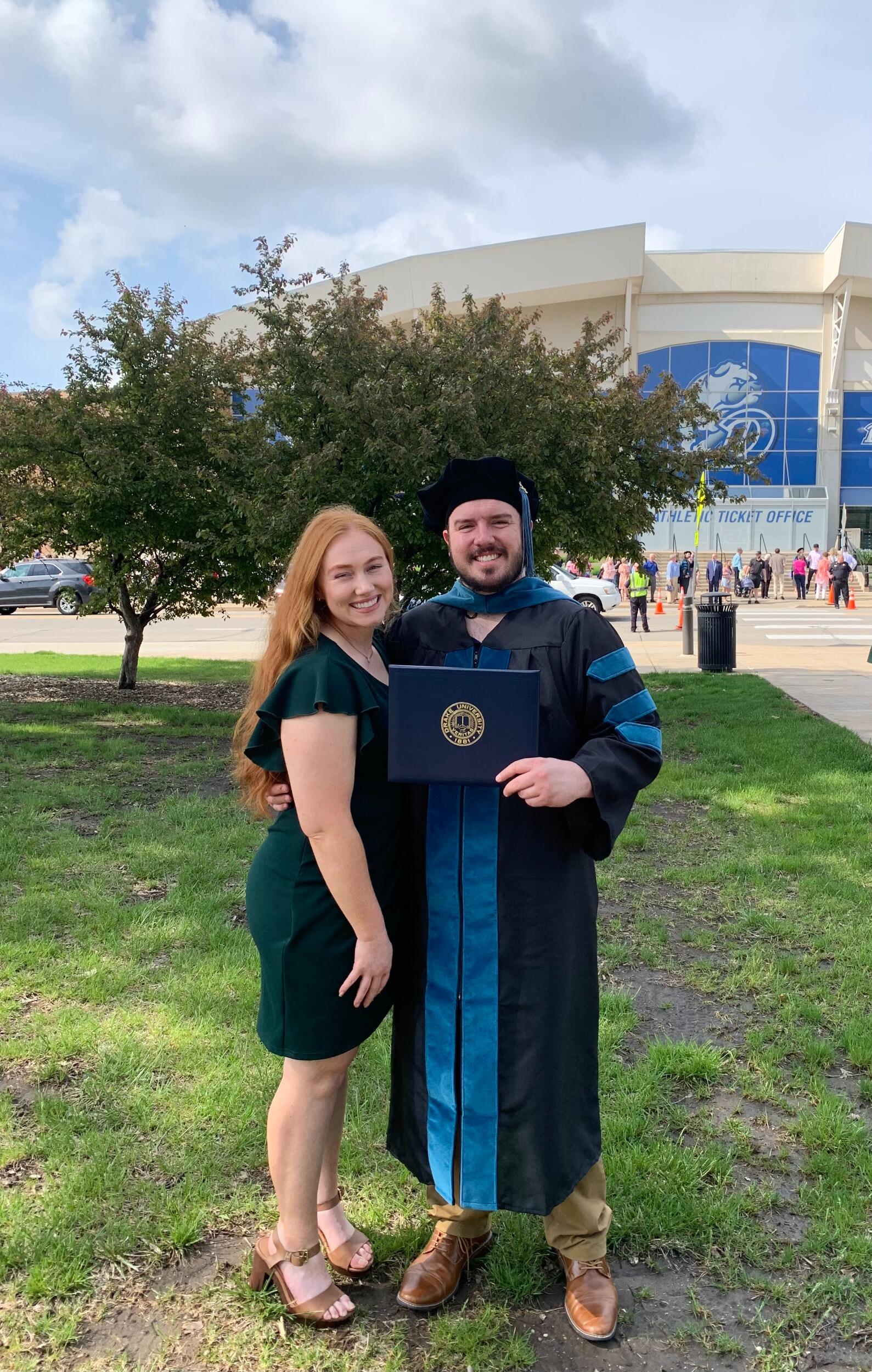 Celebrating Bryce's graduation from Drake University with his Doctorate in Occupational Therapy 