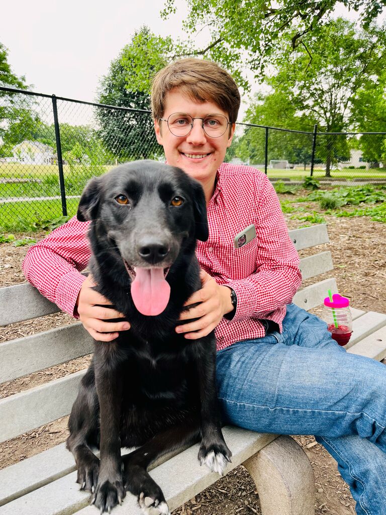 Bailey's new favorite picture of these two!