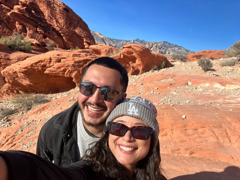 Ruben's surprise trip for Irech to Nevada....and he didn't tell her to pack hiking sneakers...lol still the best moments!