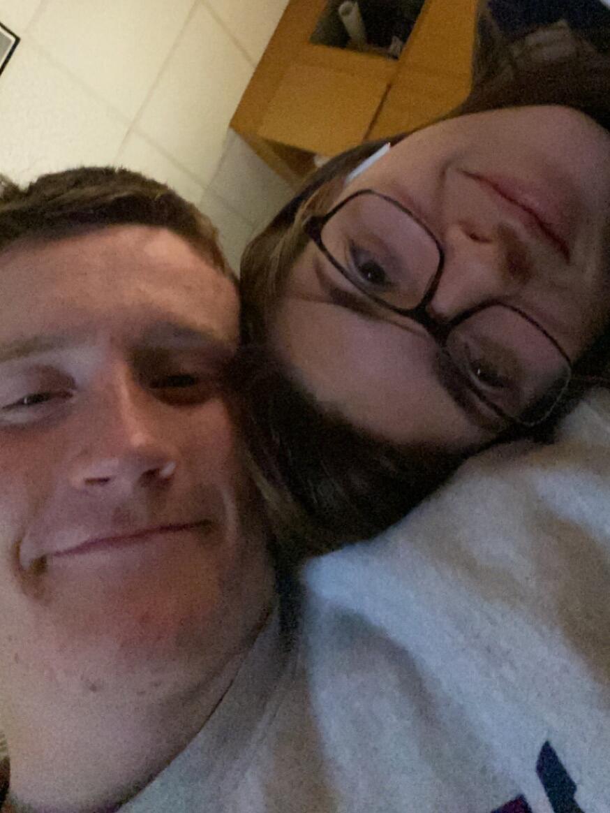 Andrew and Sara met in Seamanship and Navigation class first semester their plebe (freshman) year. Andrew forgot his "nav kit" and Sara let him borrow hers.