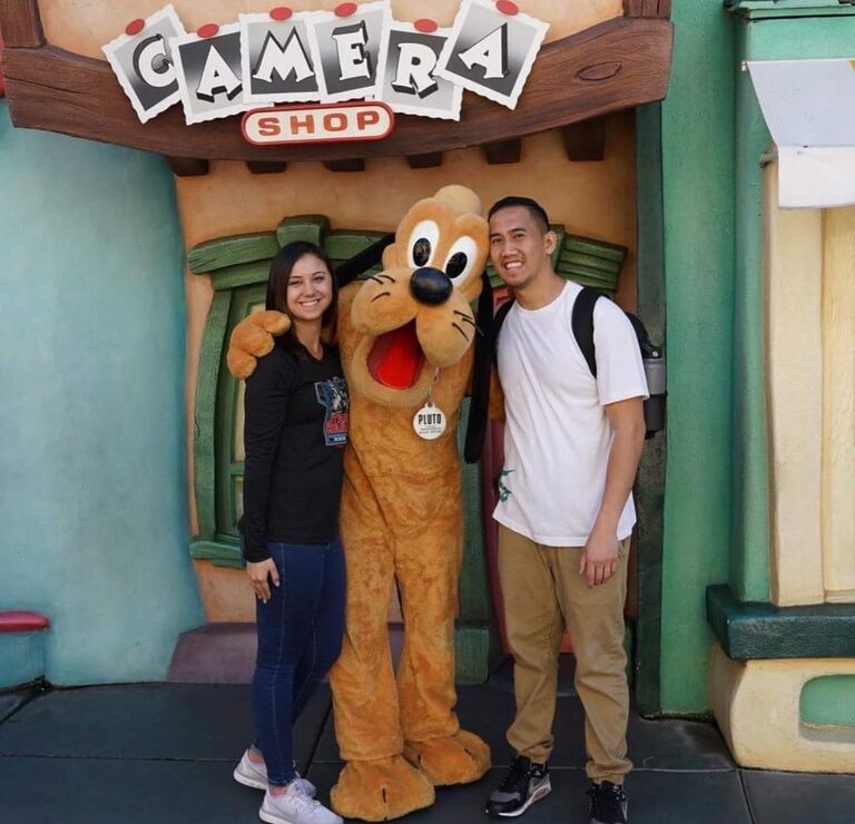 Our first trip to Disneyland together