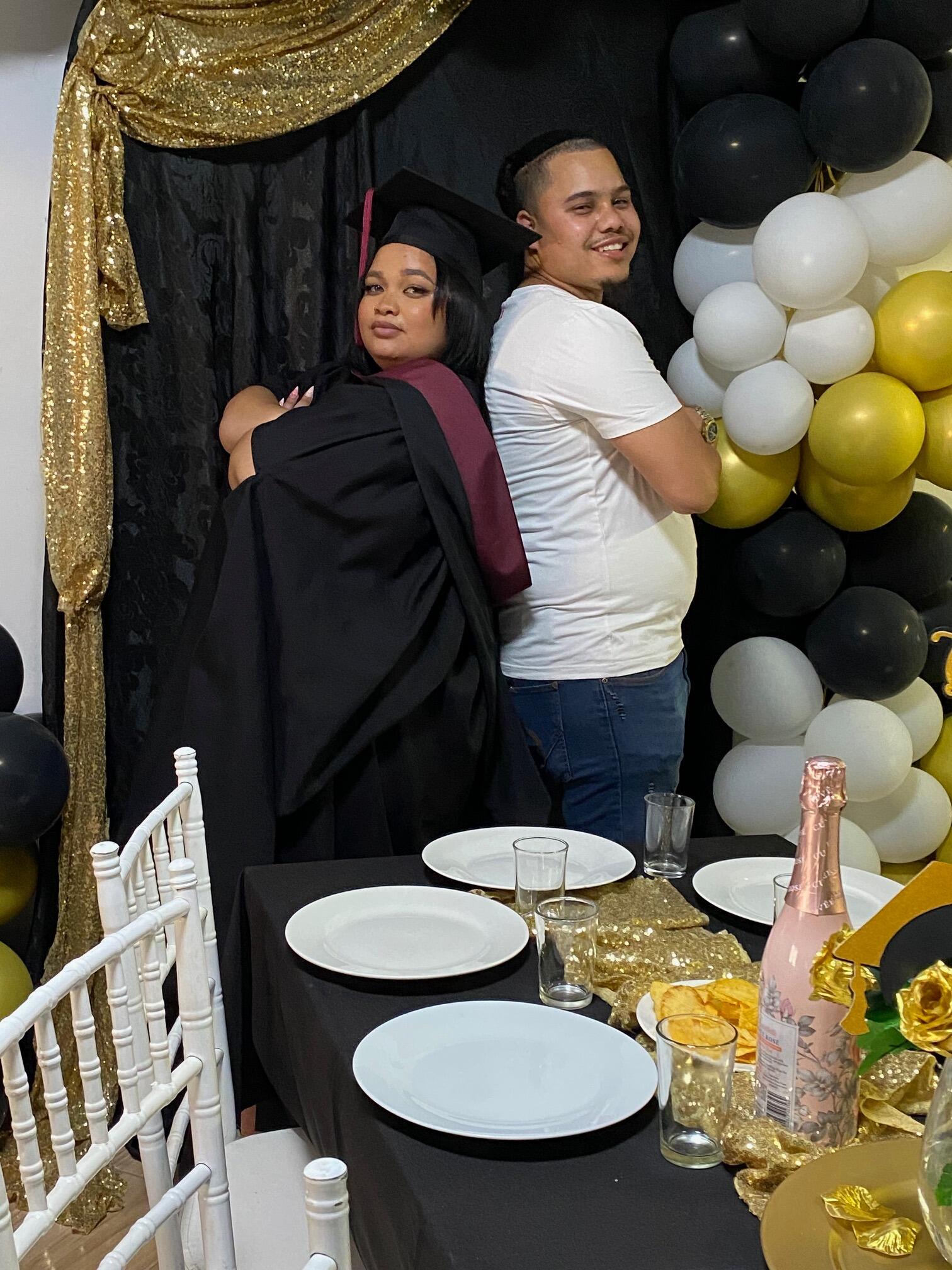 OUR graduation, may we forever support each other in everything we do. Best friends till infinity.
