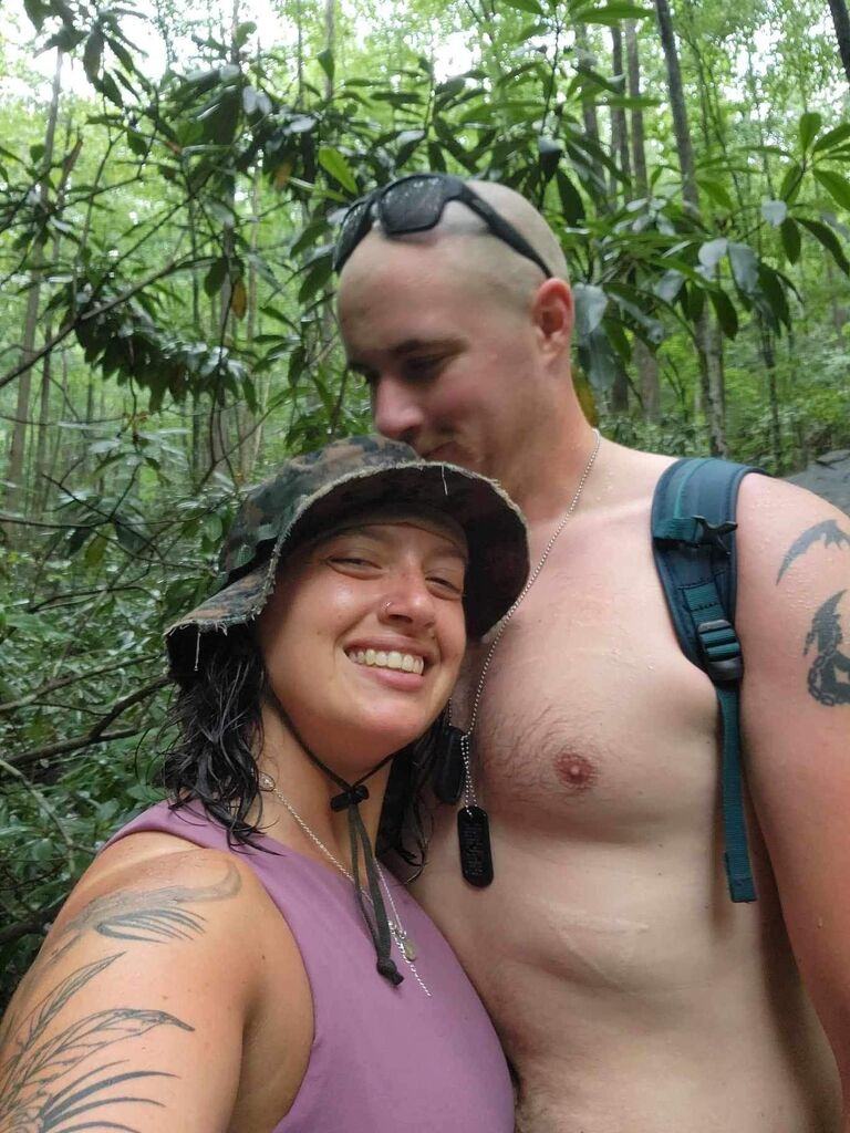 Experiencing our first hike together