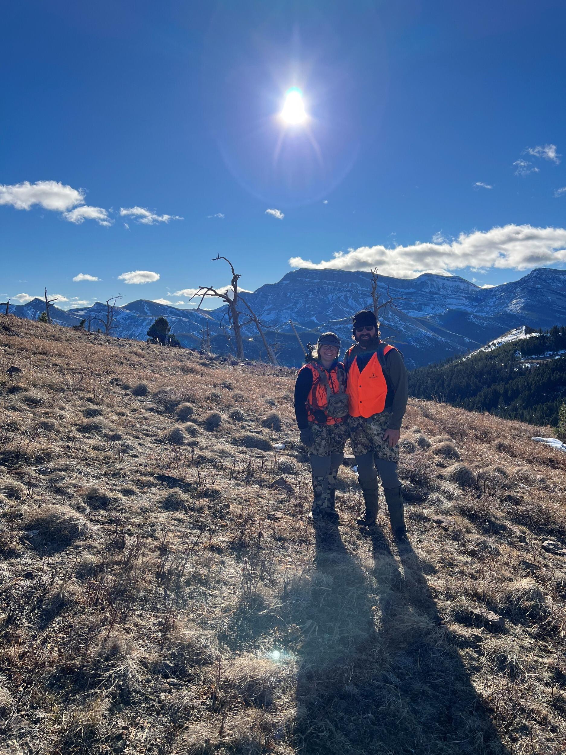 If you look really hard you can see us on our Thanksgiving Hunt (camo joke-haha).