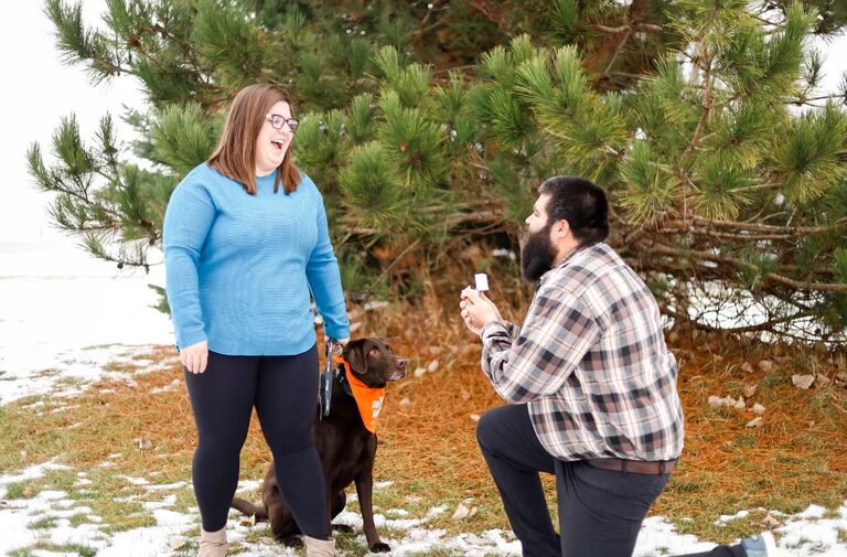 The day we got engaged!