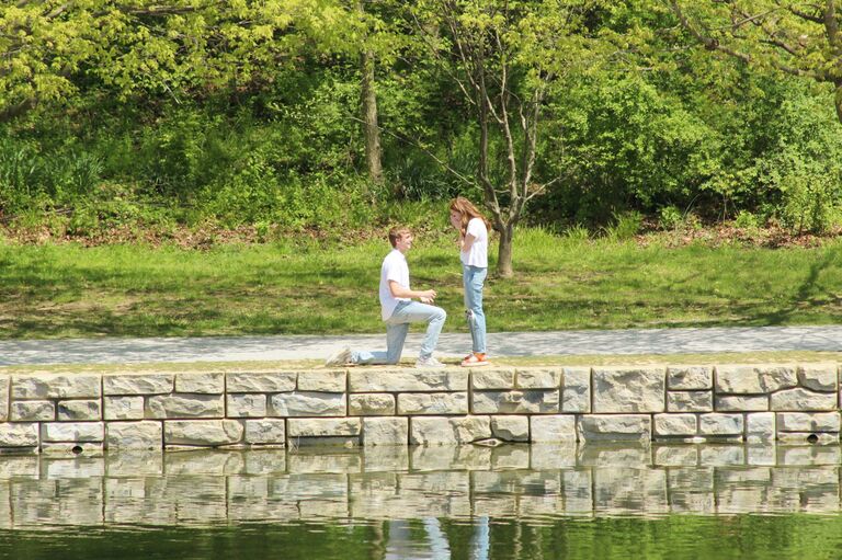 The day I proposed to this lovely lady. She said yes! 