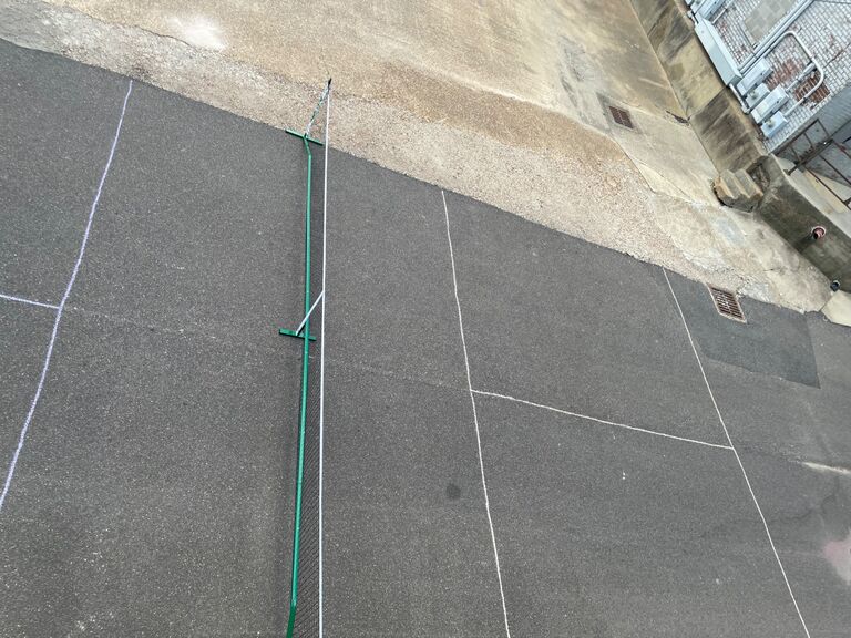 Downtown living. Make your own court