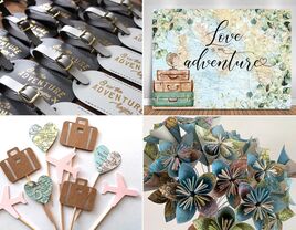 22 Ideas for a Travel-Themed Bridal Shower
