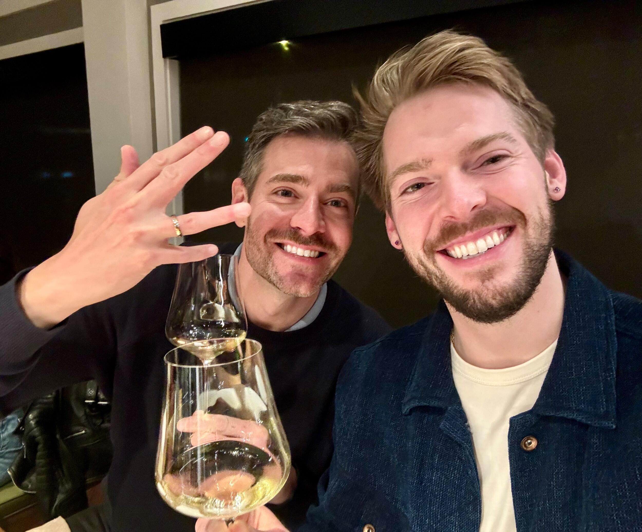 Michael PROPOSES to Jeff. (or should we say cries to Jeff) With the help of family and friends Jeff goes on a scavenger hunt across SF to end up home to a man crying.

Pro Tip: Surprise parties the next day really do work