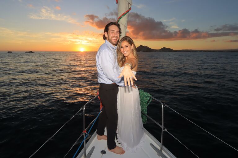 When it became official and Steph said YES in Cabo, Mexico!