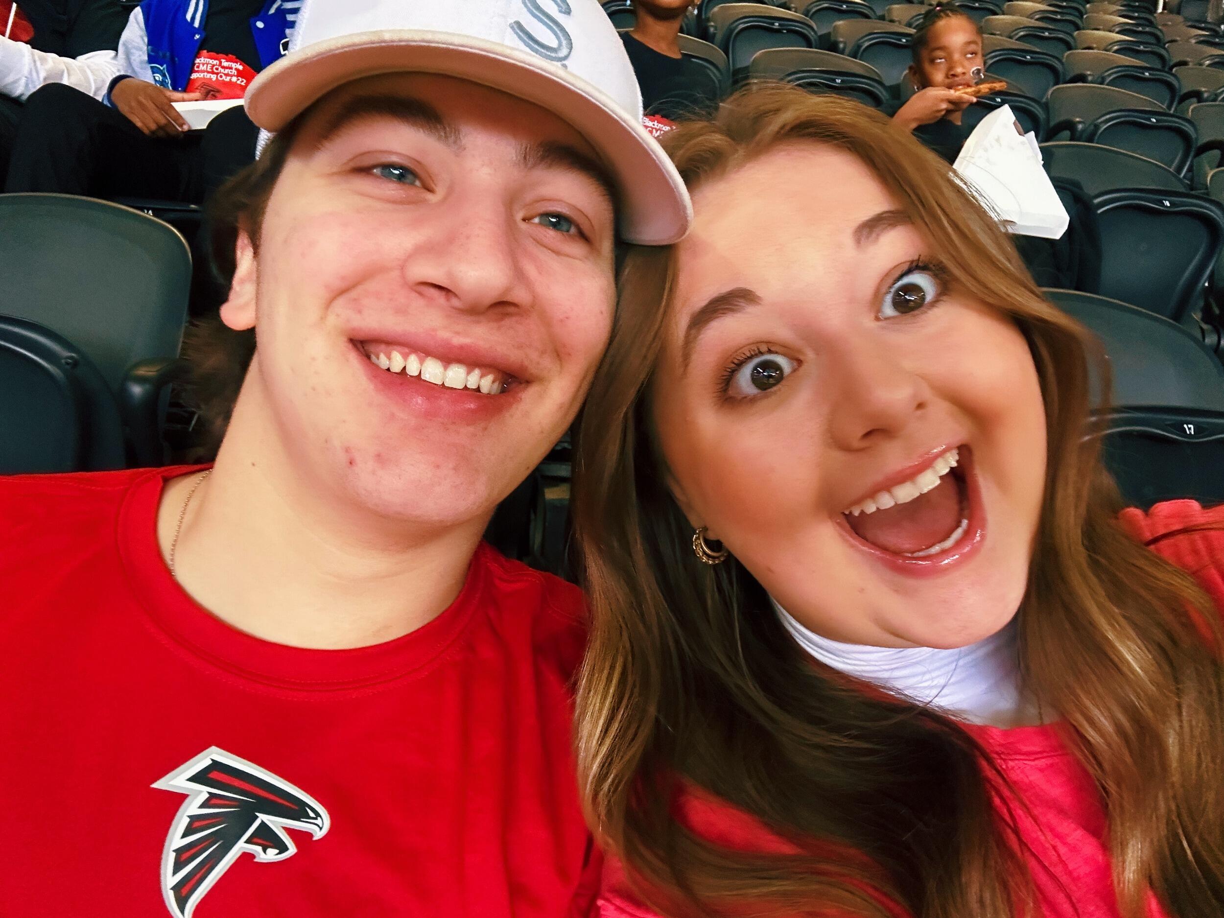 Falcons game! Such a fun way to spend new years day with friends. 