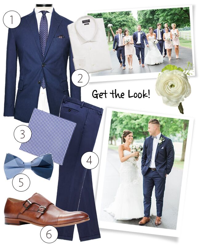 Preppy Wedding Suit For Grooms