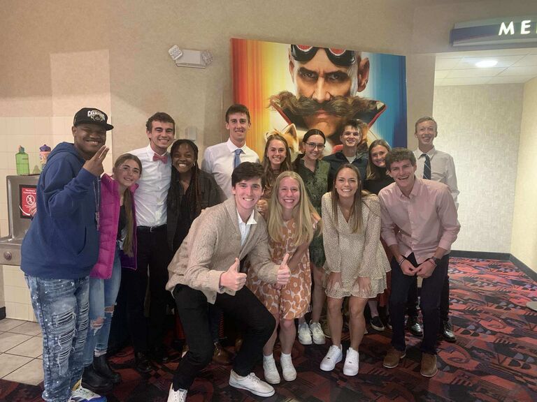 With a tradition to uphold in doing a cross country pick-a-date to Sonic the movie, Steve asked me to be his "date". 