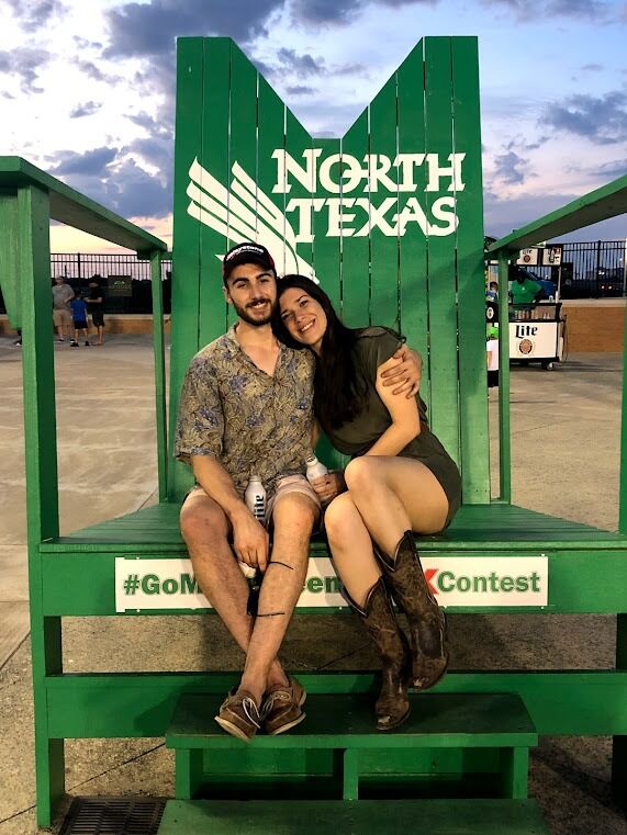 Nick and Haley met at the University of North Texas. After a few months of going on dates, Nick officially asked Haley to be his girlfriend.