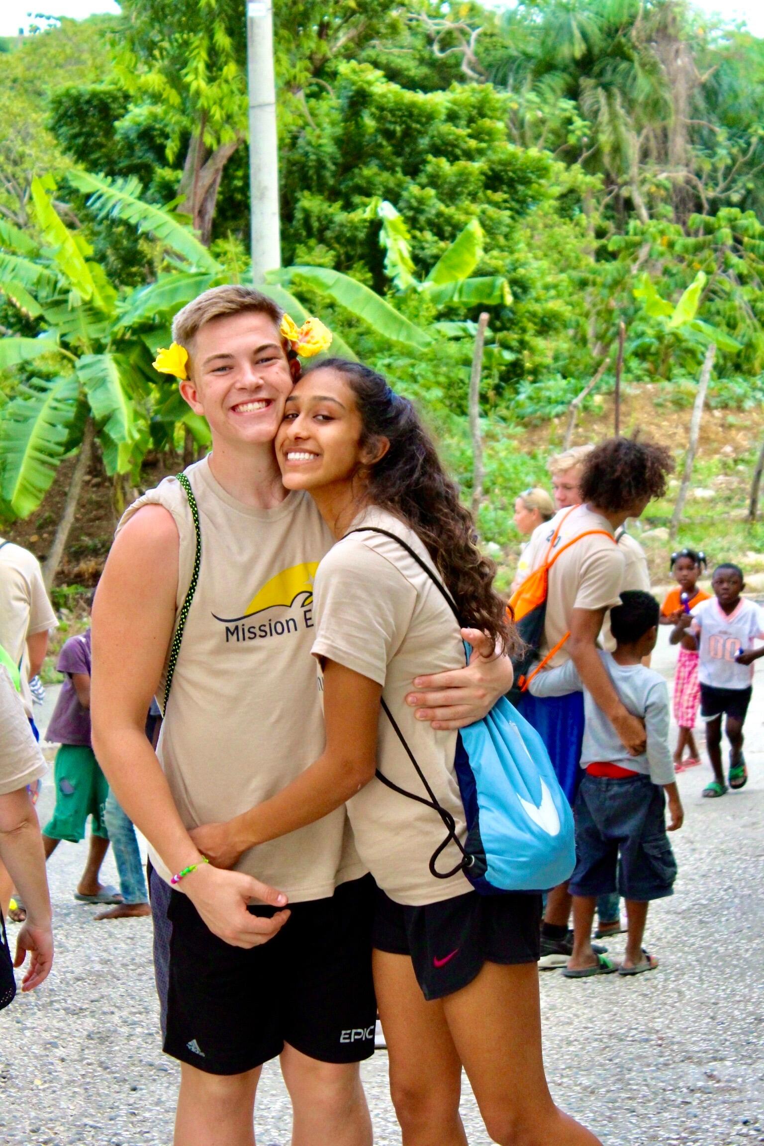 Serving on a mission trip together in the DR