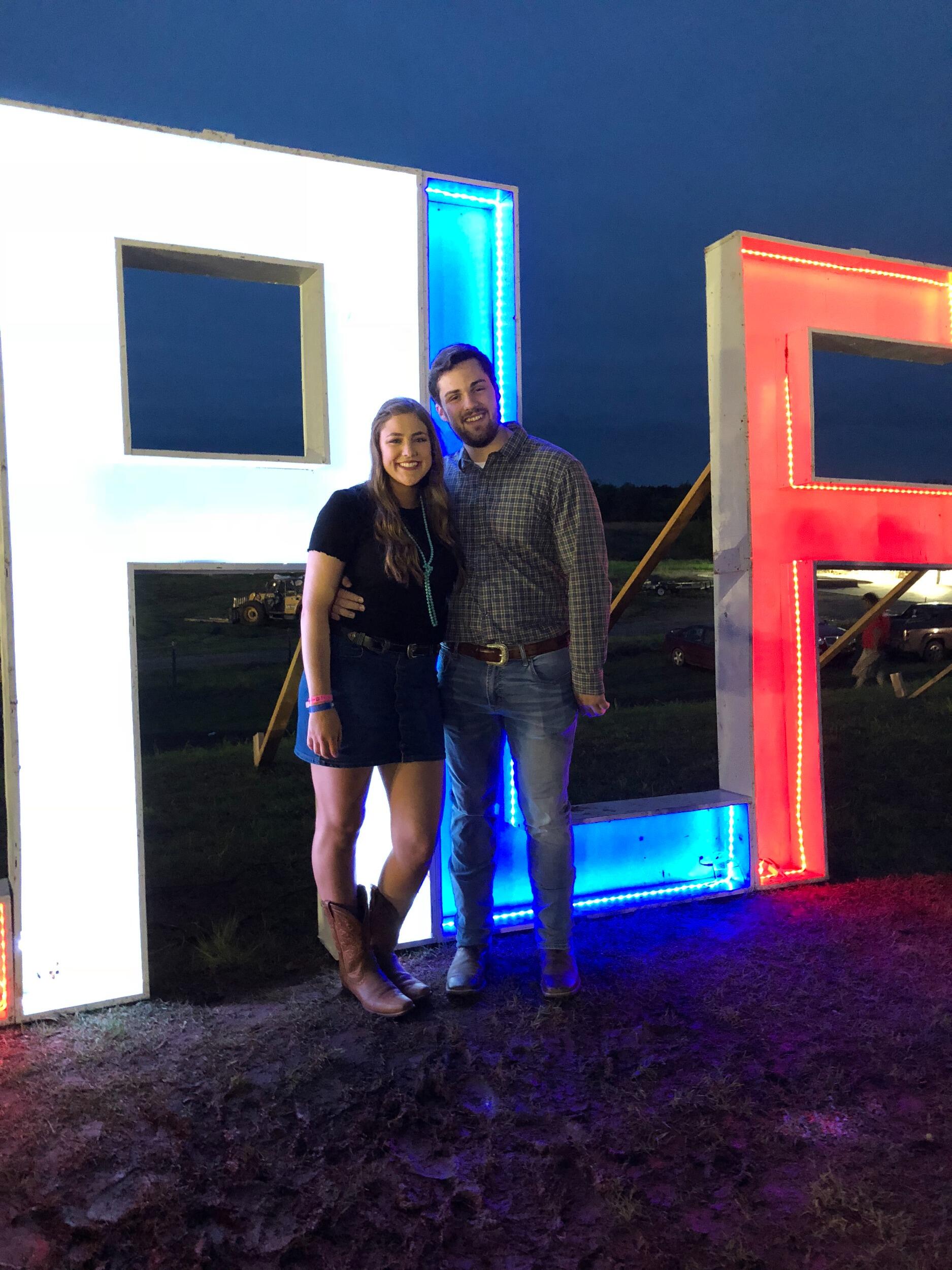 Ian's first ever calf-fry! Kelcee got to show Ian her country side, and Ian taught Kelcee to swing dance. 