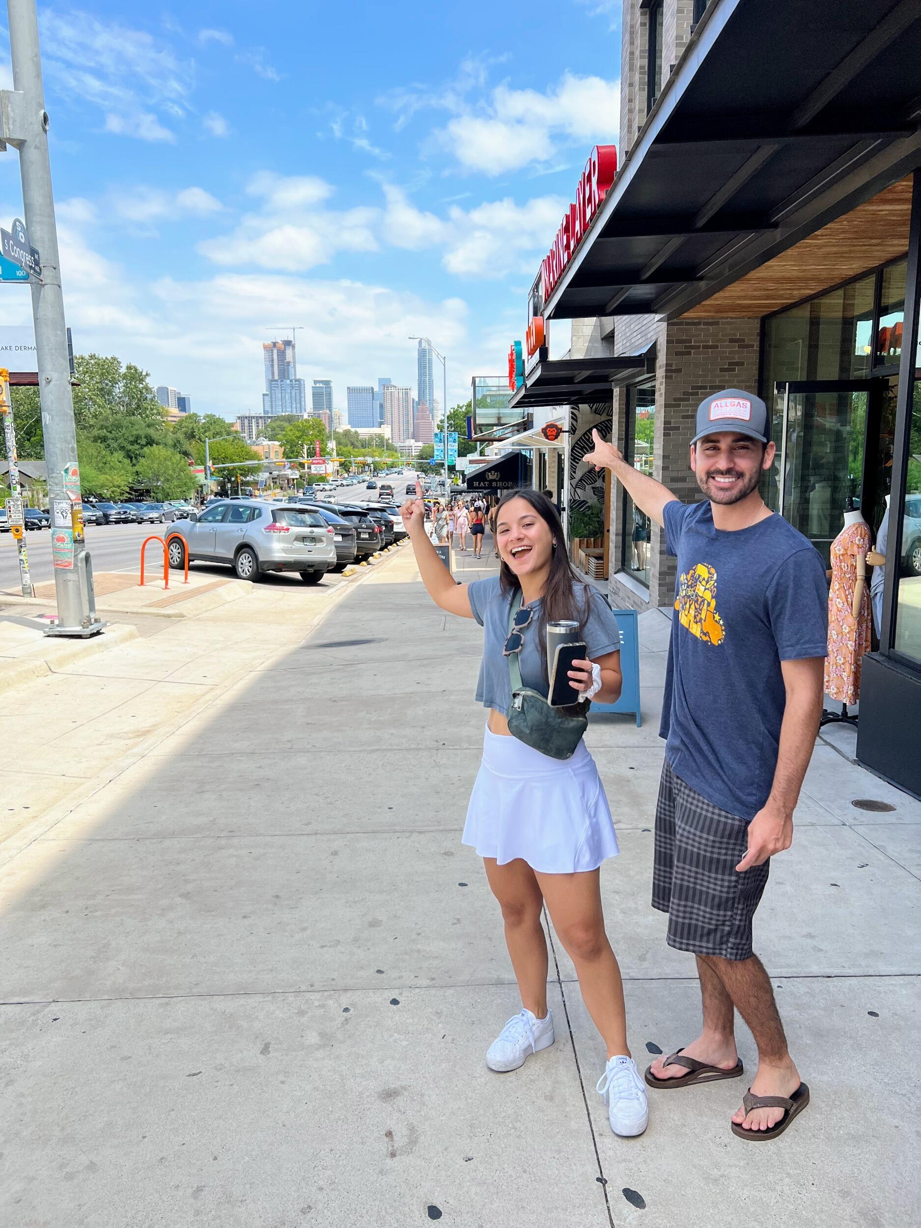 Officially end long distance and get our first apartment together in Downtown Austin!