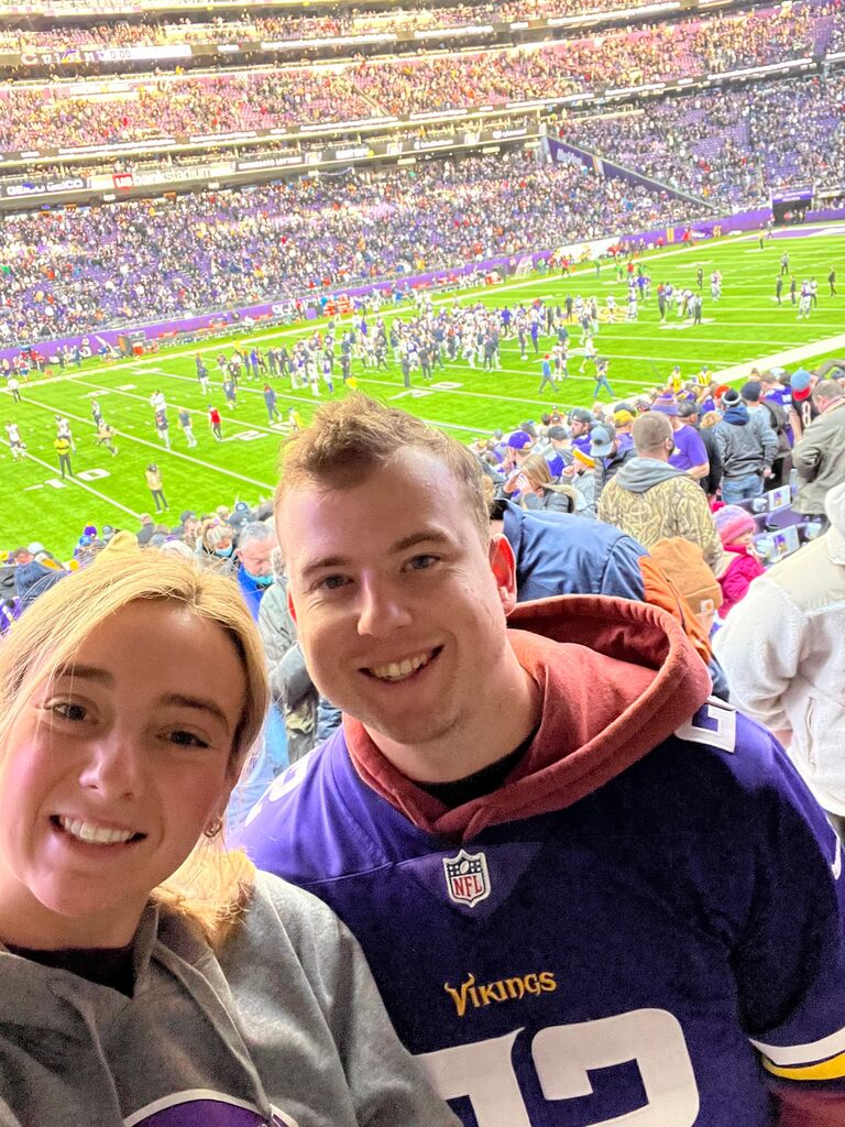 Skol! Our first Vikings game!