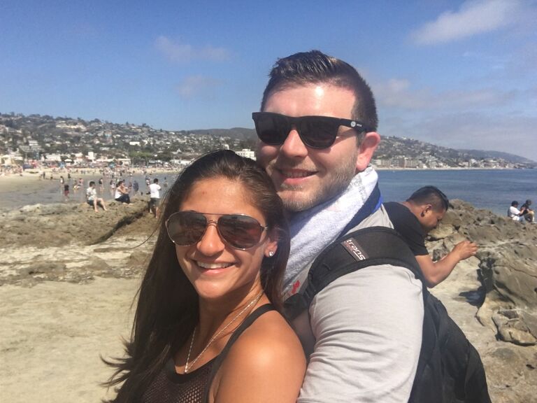 The first time they traveled by themselves to Laguna Beach, California.