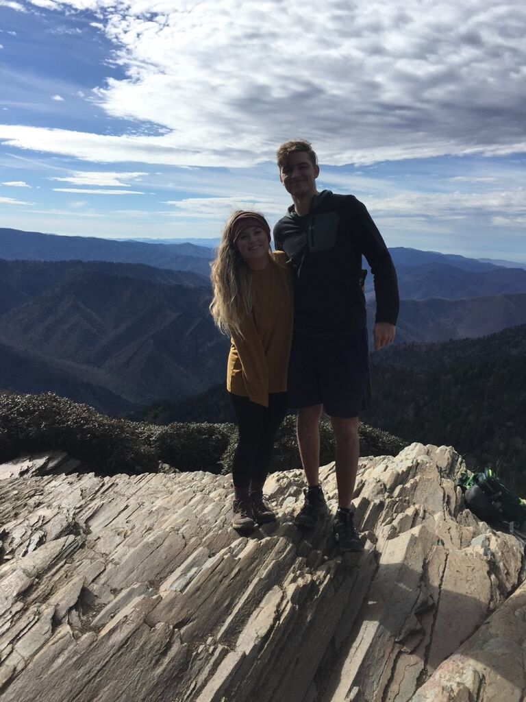 Amy and Jake's younger brother, Joey, hiked to Mt. LeConte together (Jake lives in CO). This is when Amy realizes she *may* be capable of having more than friend feelings for Jake.