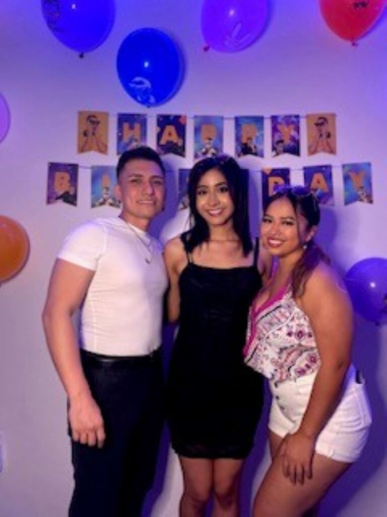 He threw me a birthday party.