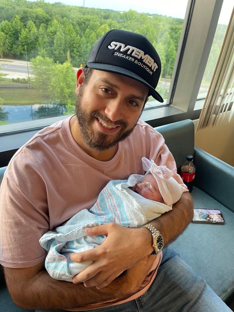 We became Aunt & Uncle to Madison!