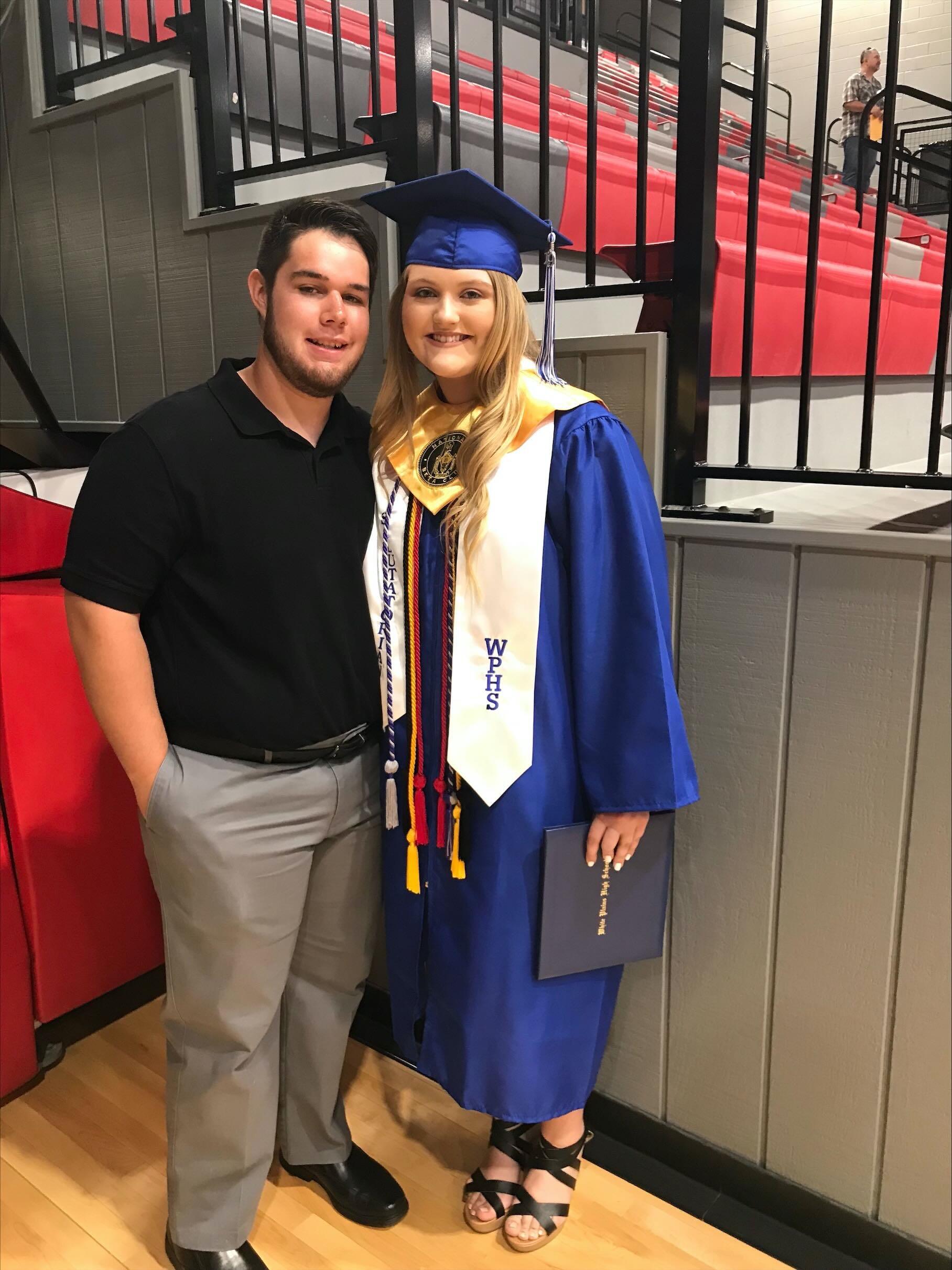 Gabby's high school graduation
