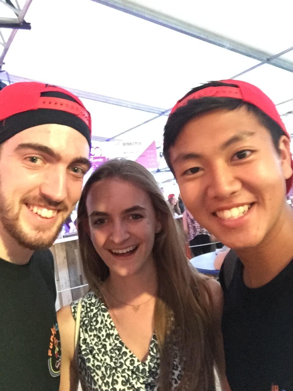 First Day at Montreux with Lynn and Irvan <3