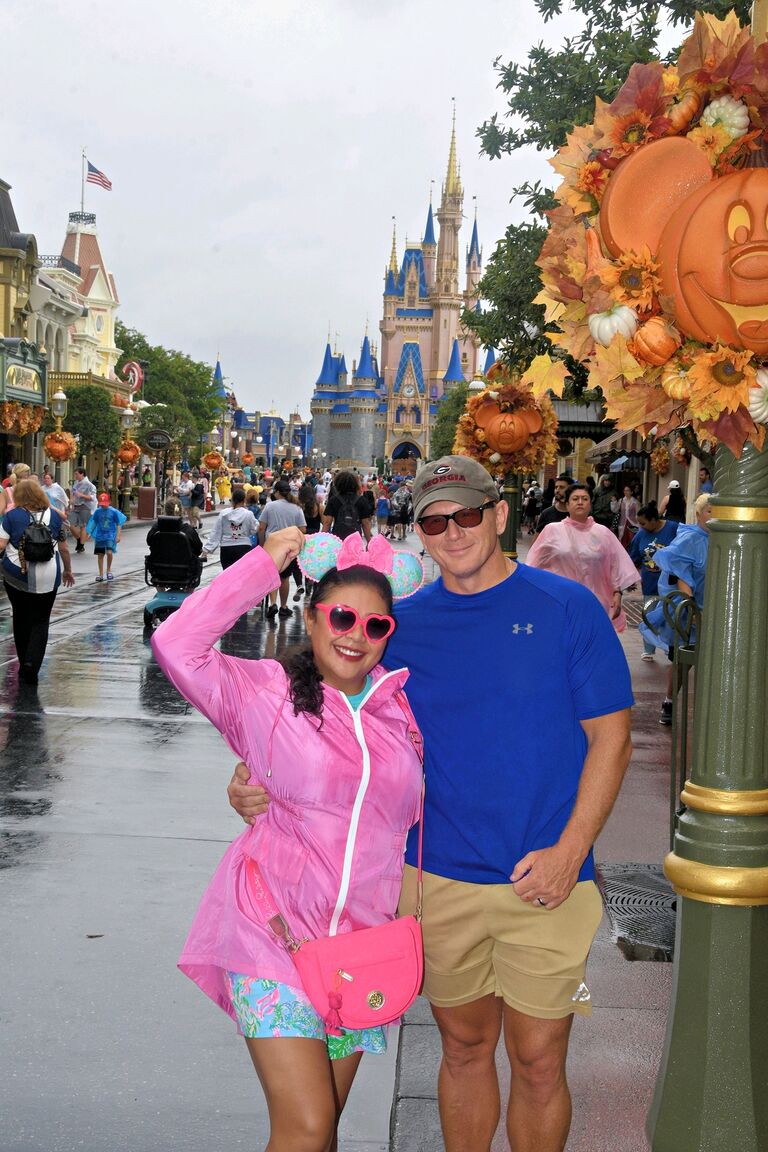 Faced an actual storm.. A hurricane in Florida.  Mel and Dave had to evacuate their beloved home and waited out the hurricane at the happiest place on earth.