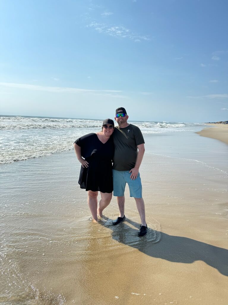 Walking the beaches together is one of our favorite things to do. 