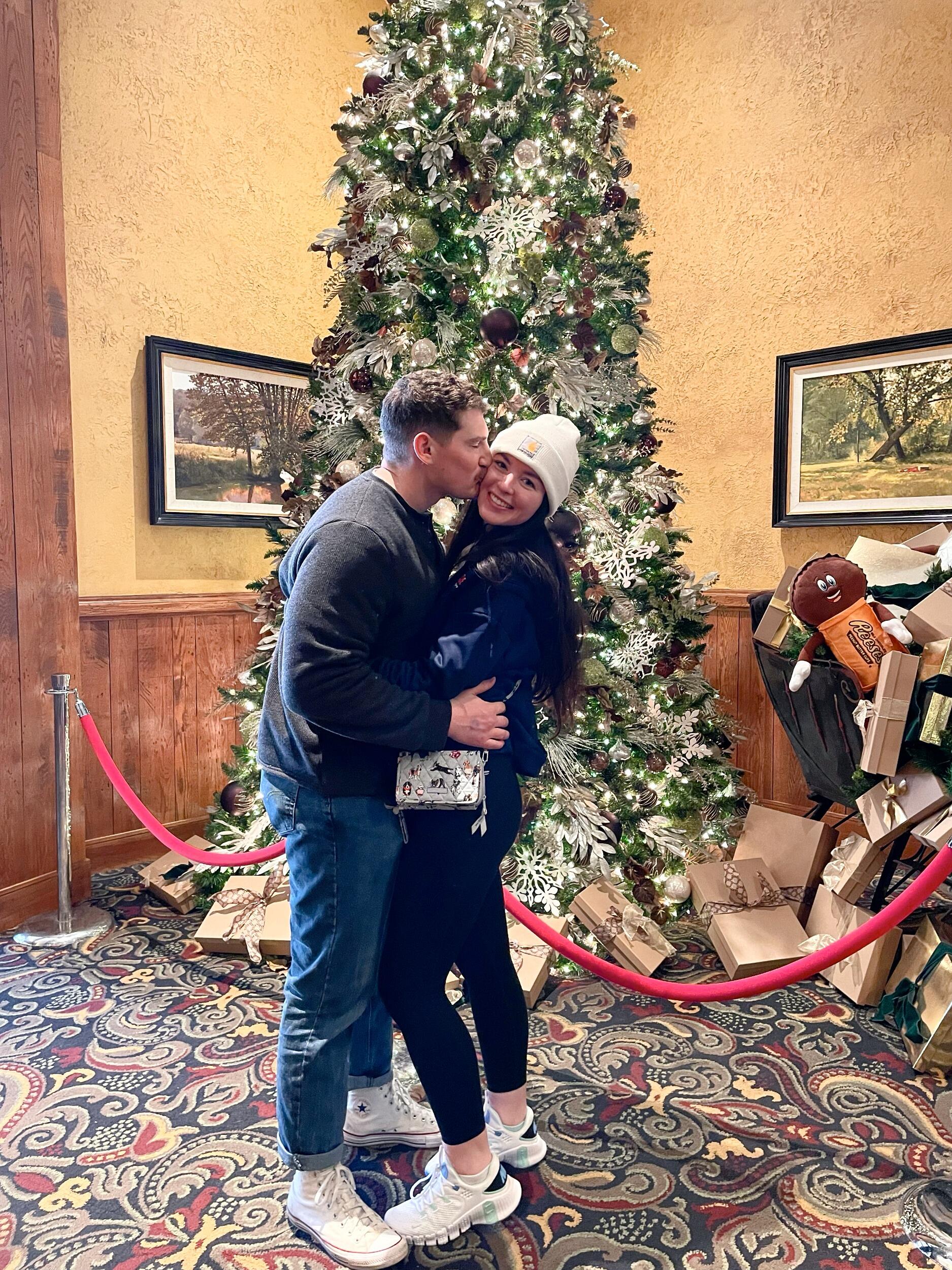 Our first Christmas together as a couple, and we traveled with Timothy and Arielle to Hershey Park at Christmas time! One of Emmi's favorite places to be during the holidays 