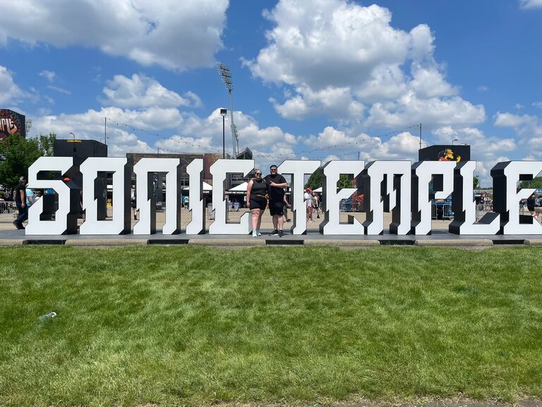 First day of Sonic Temple 2024. Not sure what was more surprising getting this picture with no people around the sign or finding free parking all weekend.