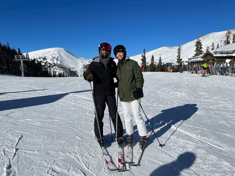 Over the holiday break of 21/22, Lucas took Charlotte skiing for the first time. She was a bit bruised, but had lots of fun. Lucas planted the idea of her moving to Denver after graduate school. 