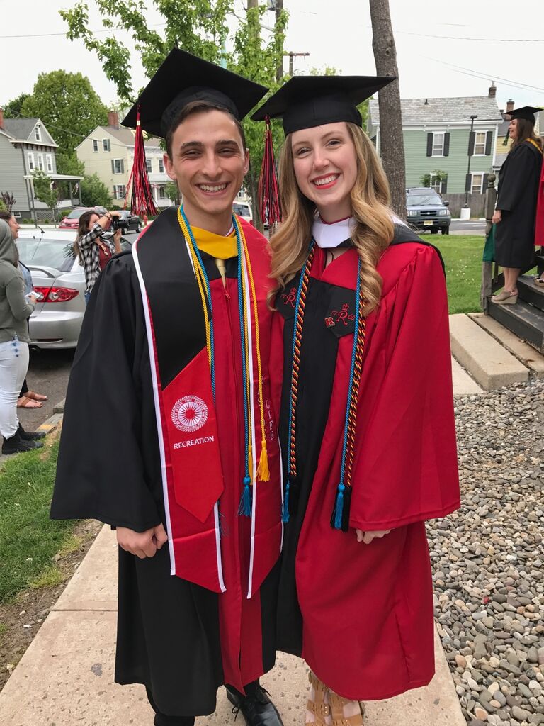 Graduating together at Rutgers University