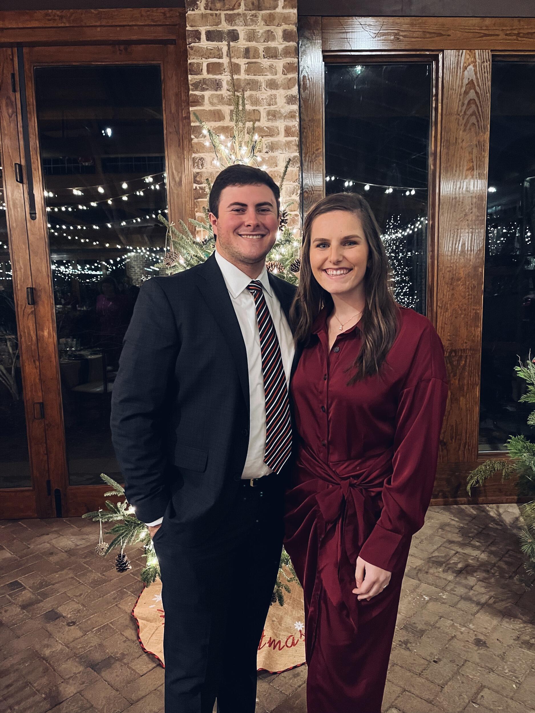 First Wedding together for Michael and Lilly Barnes! Also the first of three bouquet catches! 