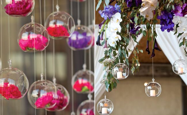 10 Ways To Use Hanging Glass Globes At Your Wedding