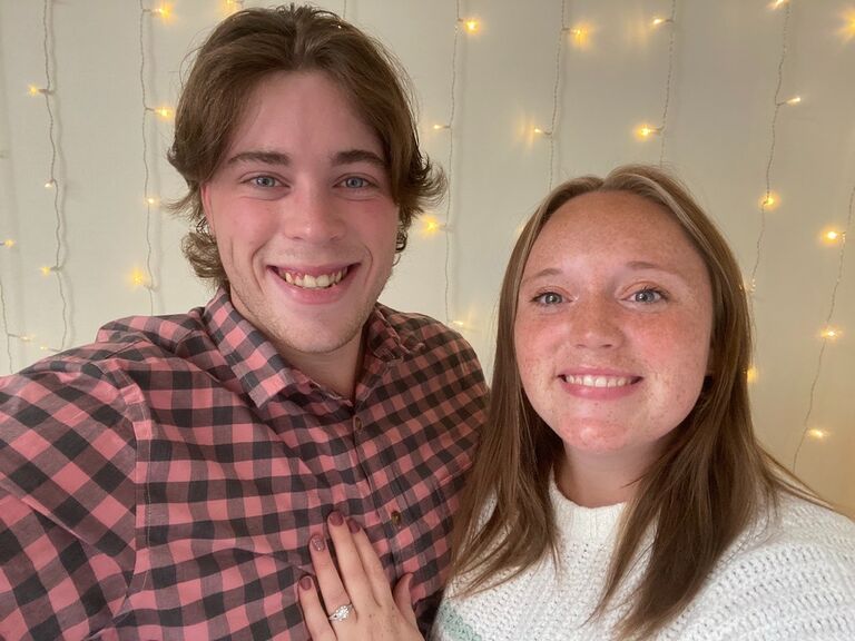 We were 'officially' engaged.