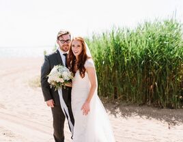 Connecticut outdoor beach wedding 