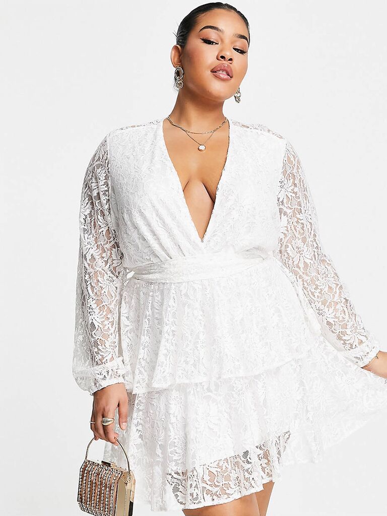 18 Plus-Size Rehearsal Dinner Dress Picks for Brides