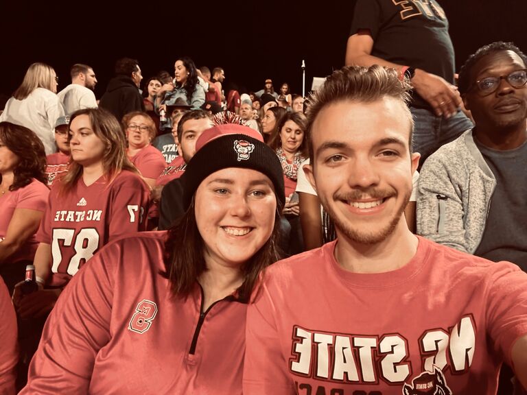 Our first NC State football game, WOLFPACK NATION!