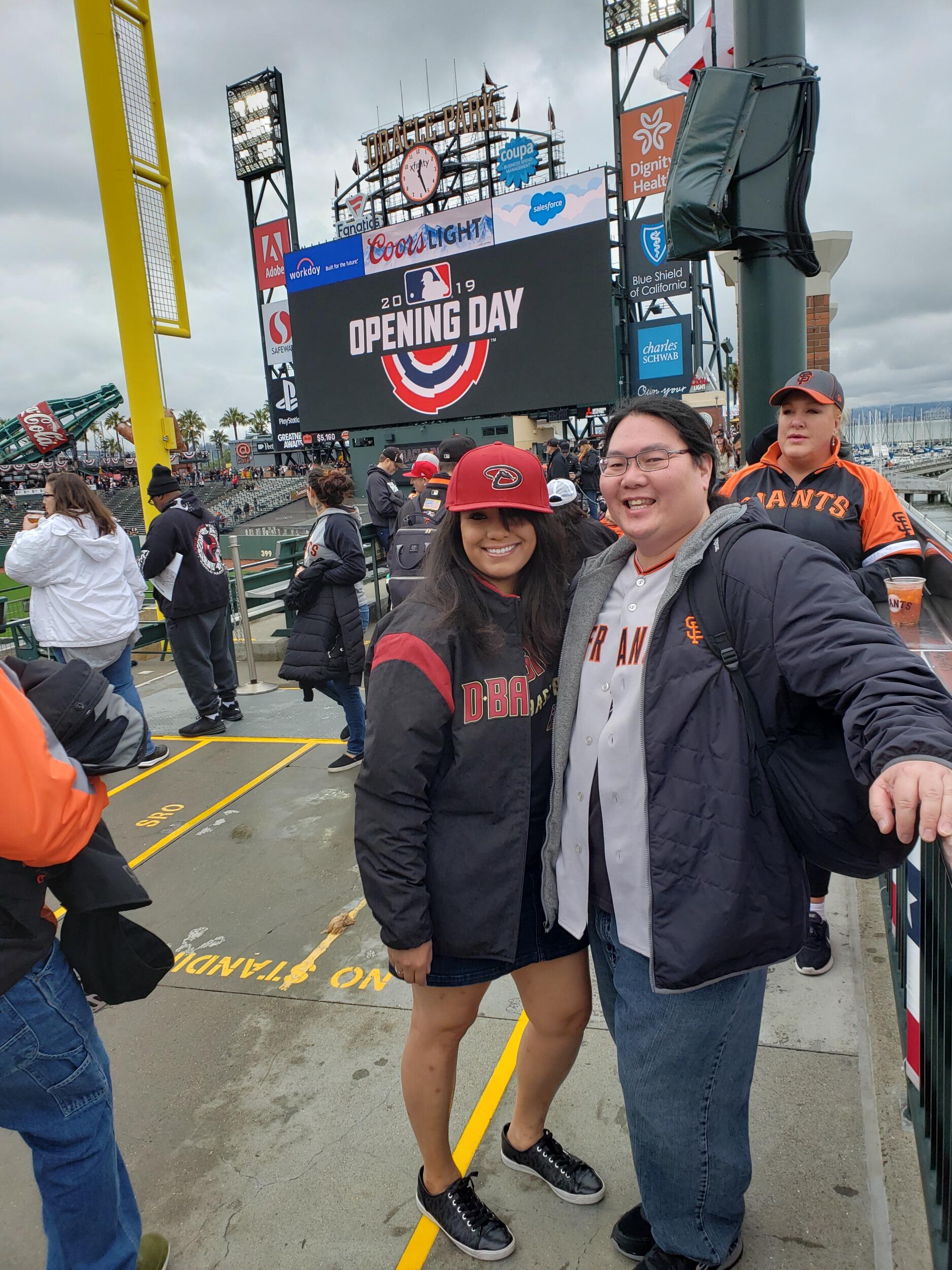The pair has spent A LOT of their time going to baseball games. Steve taught Stephanie all about baseball early in their relationship. He is a diehard San Francisco Giants fan and she is an Arizona Diamondbacks fan. But they still make it work. 