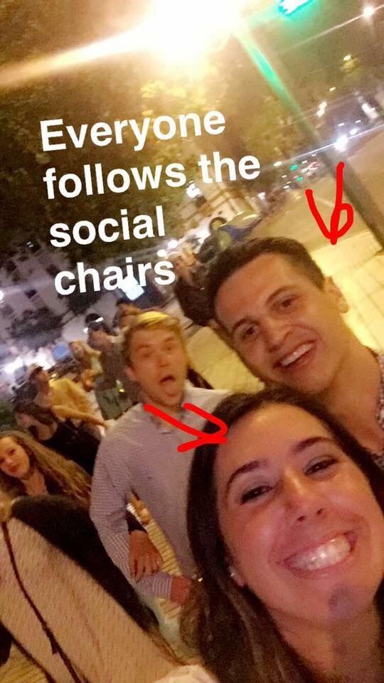 Joey & Amanda bring the party and organized a booze cruise for their Sevilla abroad program.