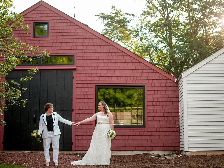 Barn wedding venue in Sturbridge, Massachusetts.