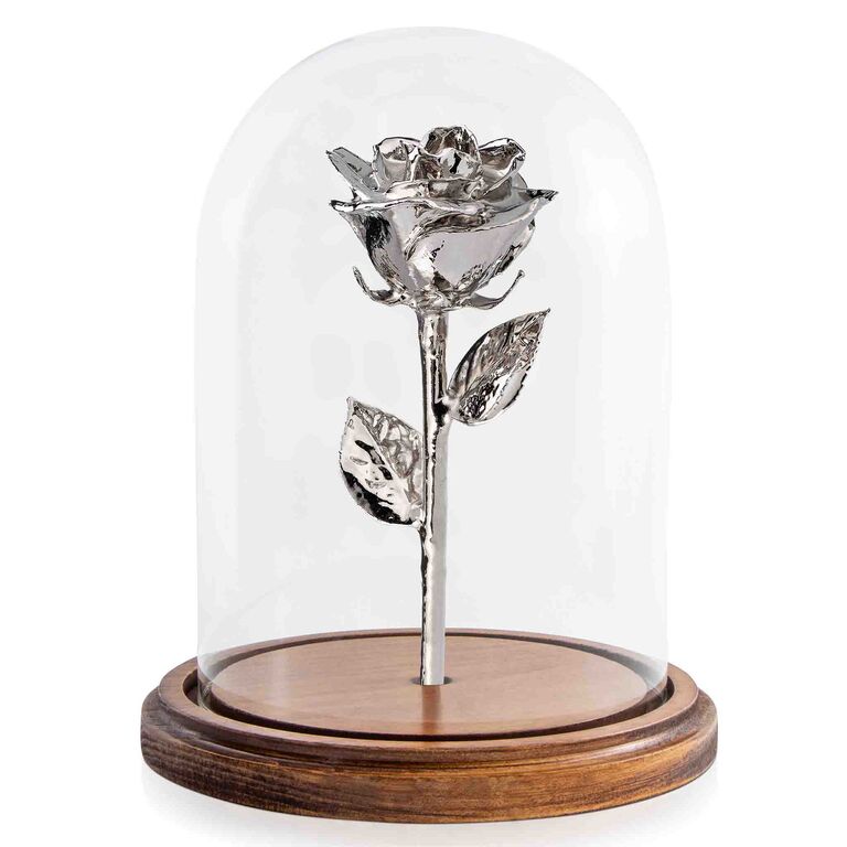 Platinum-dipped Forever Rose