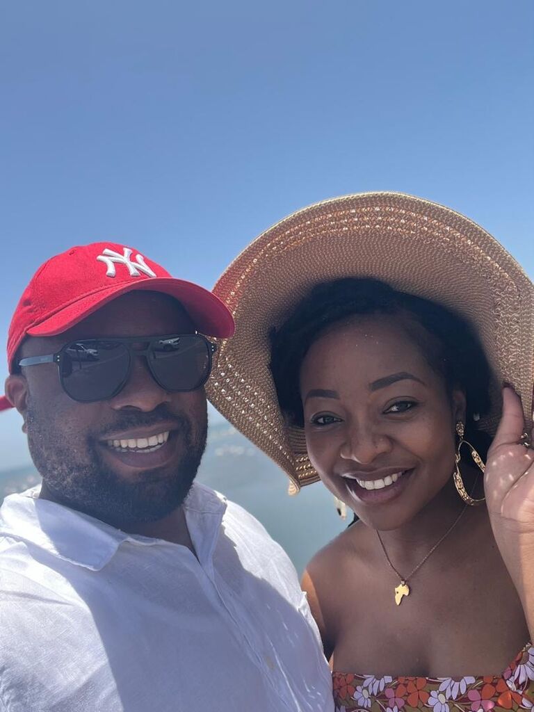 First vacation as a couple.