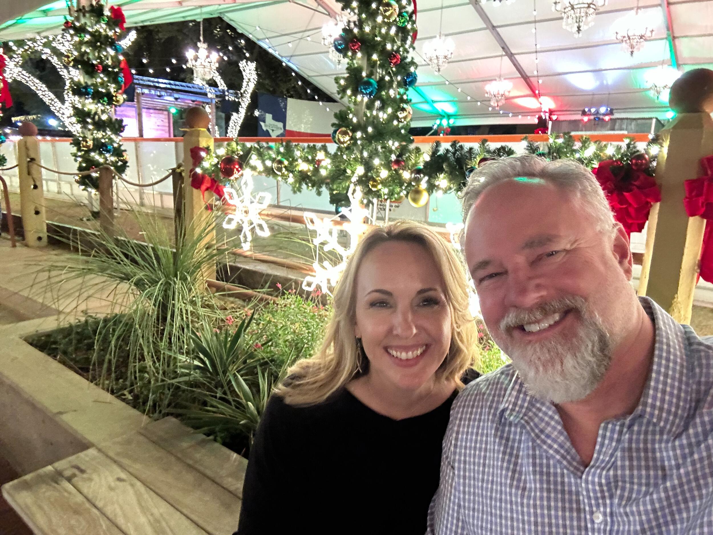 Early on, Dave indulged me by going to a 90s hip-hop concert in Sundance Square.  We laughed a lot and had a total blast!  