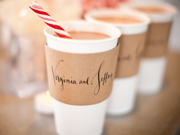 Hot Chocolate With Custom Sleeves