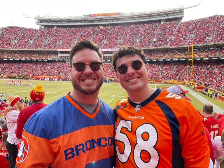 Broncos game together!