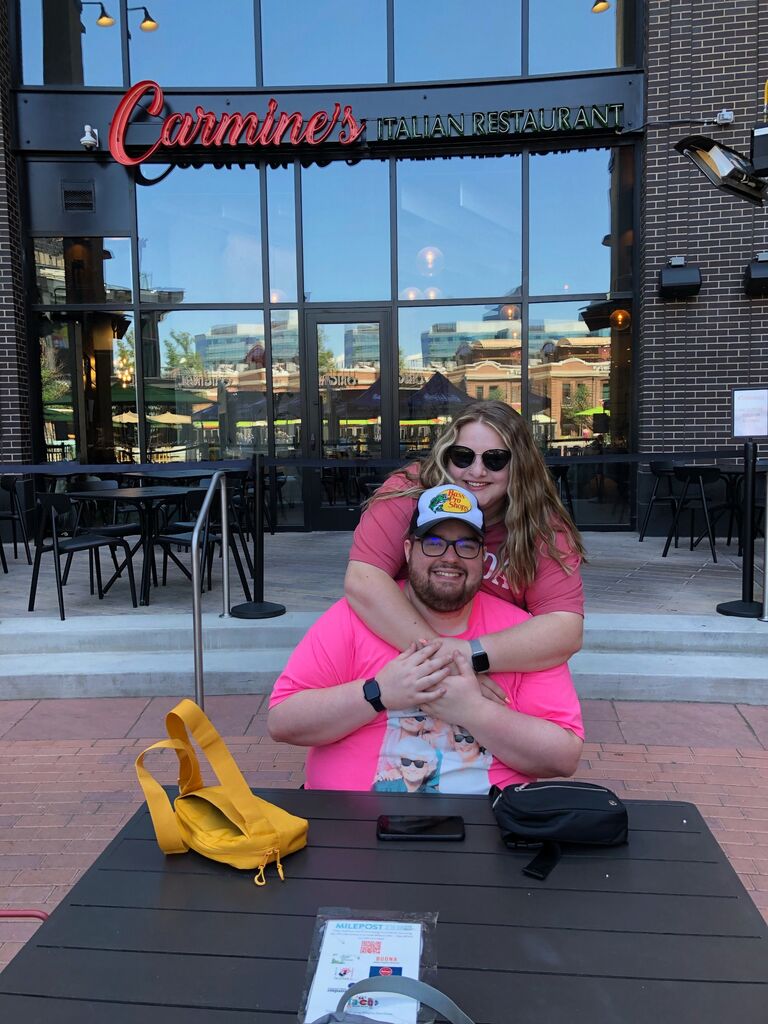 Their first time in Denver. Jenna thought Mason might propose because her mom was very concerned about her getting her nails done. 